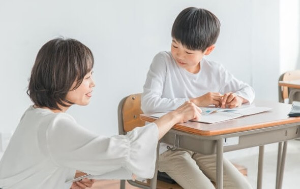 支援員と生徒